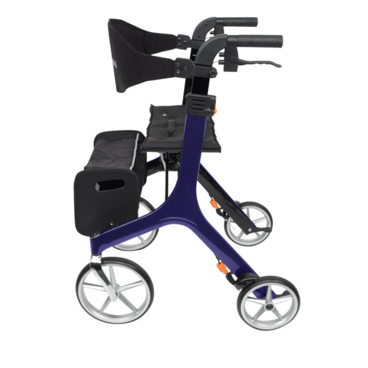 Rollator MYCARBON Besco Medical, rot/blau