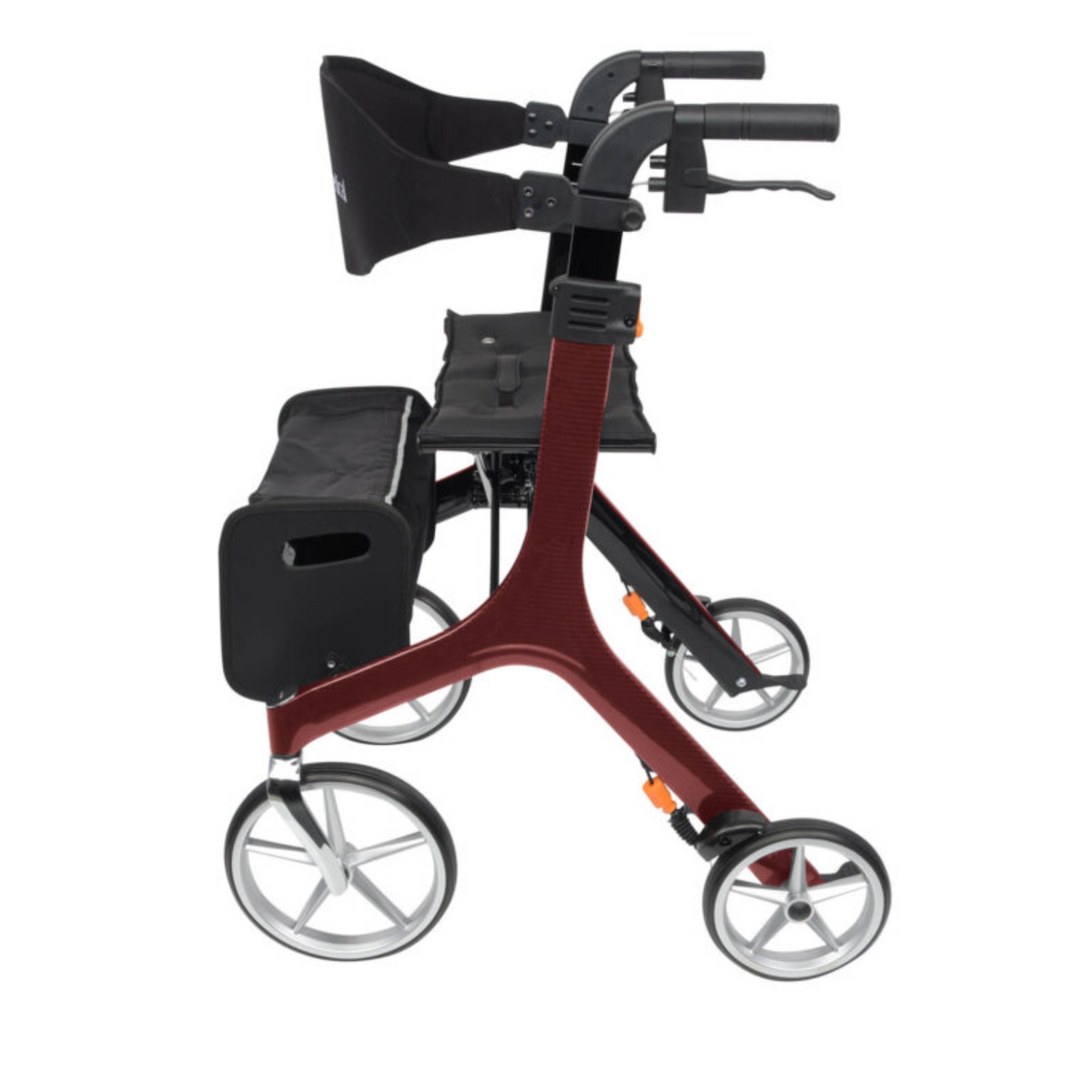 Rollator MYCARBON Besco Medical, rot/blau