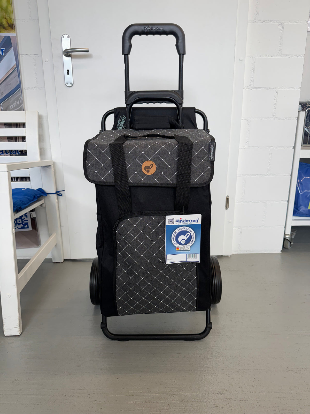 WE GO" Premium Merlot shopping trolley