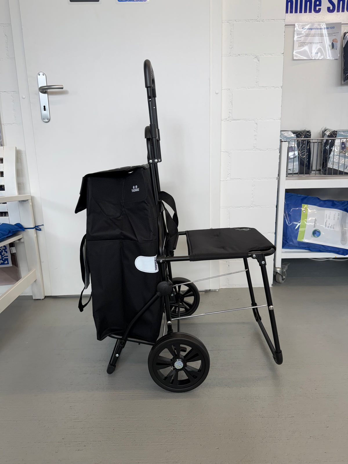 WE GO" Premium Merlot shopping trolley