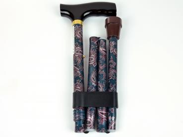 Oriental folding cane