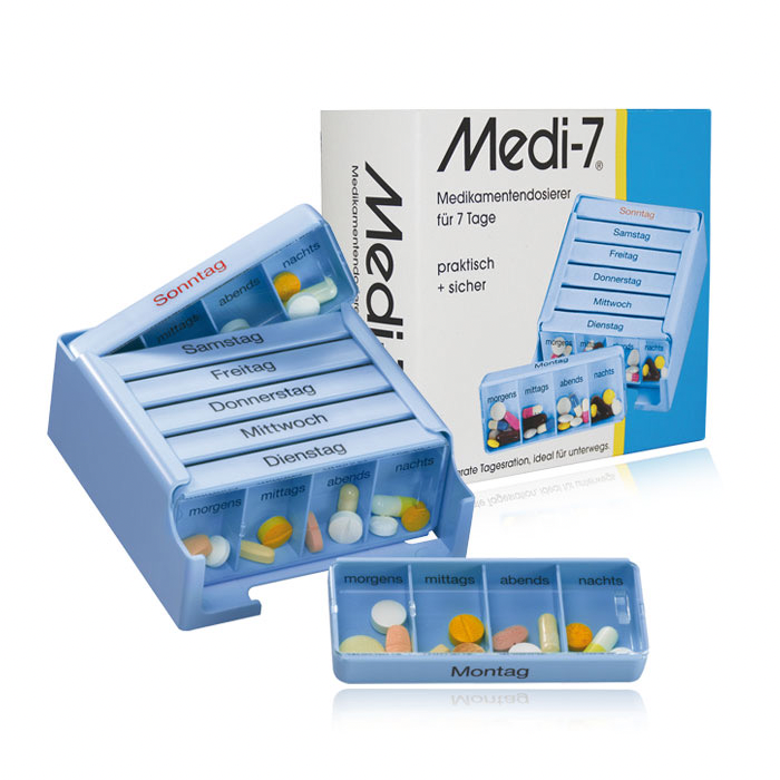 Medi7 - Medication dispenser, blue