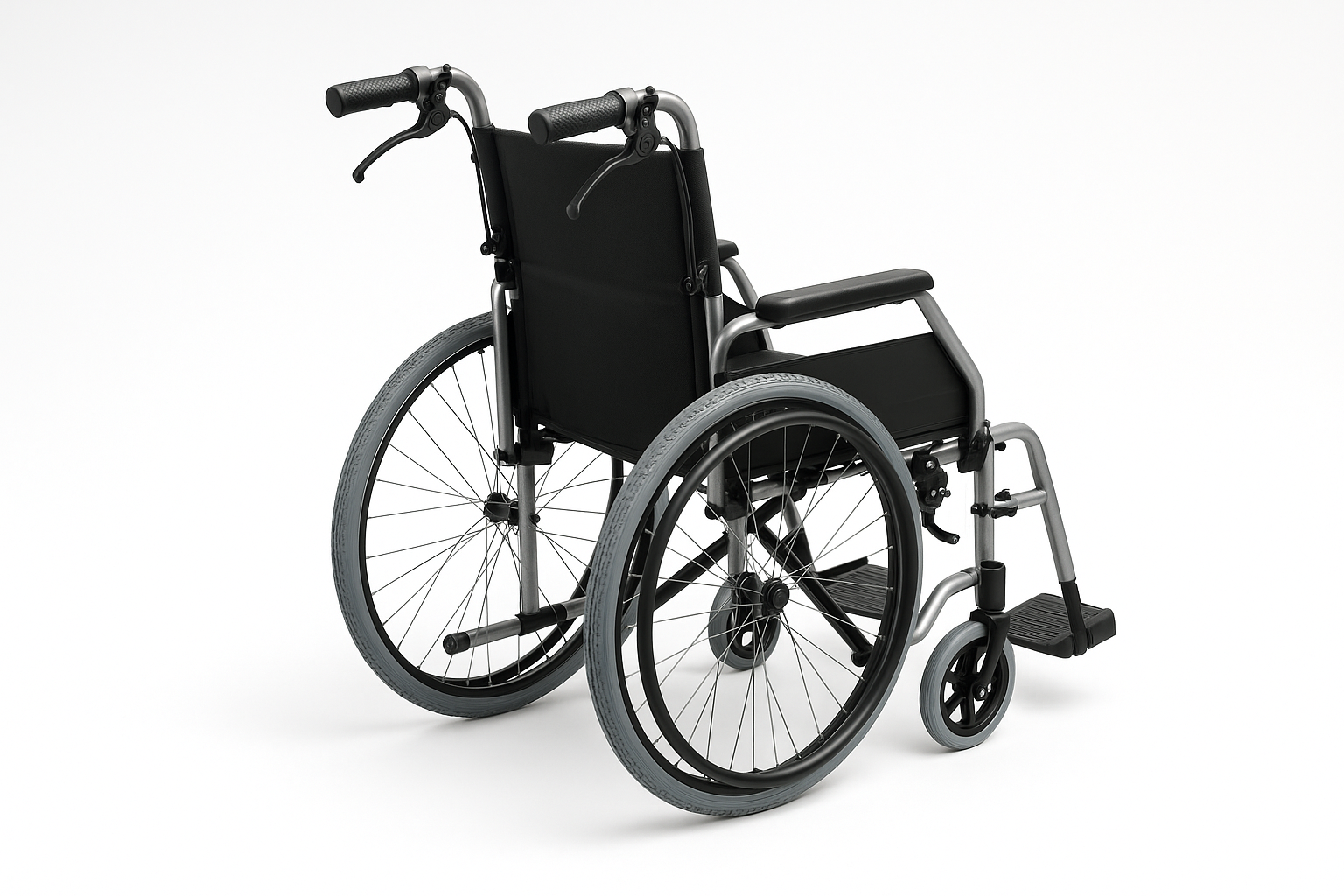 rollstuhl mit begleit bremsen