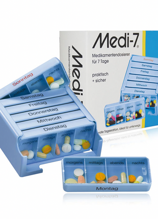 Medi7 - Medikamentendosierer, blau